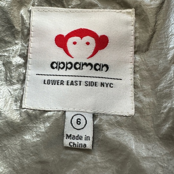 Appaman Nikki velvet quilted bomber size 6 - Picture 3 of 3